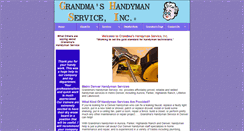 Desktop Screenshot of grandmashandyman.com